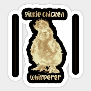 silkie chicken Sticker